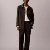 Melton Wool Blend Car Coat