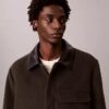 Melton Wool Blend Car Coat
