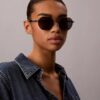 Metal Modified Rectangle Sunglasses Metal Modified Rectangle Sunglasses