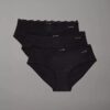Microfiber Stretch with Lace 3-Pack Hipster