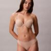 Microfiber Stretch with Lace Thong