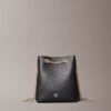 Minimal Monogram Bucket Bag