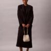 Minimal Monogram Bucket Bag