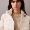 Mixed Media Puffer Jacket