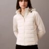 Mixed Media Puffer Jacket