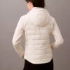 Mixed Media Puffer Jacket