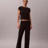Modal Stretch Drop Needle Baby Tee