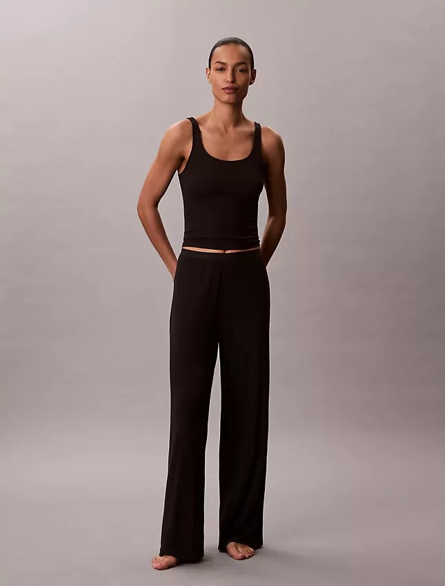 Modal Stretch Drop Needle Wide Leg Pants Modal Stretch Drop Needle Wide Leg Pants