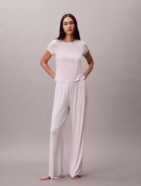 Modal Stretch Drop Needle Wide Leg Pants