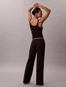 Modal Stretch Drop Needle Wide Leg Pants