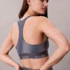 Modern Sport Print Racerback Medium Impact Sports Bra