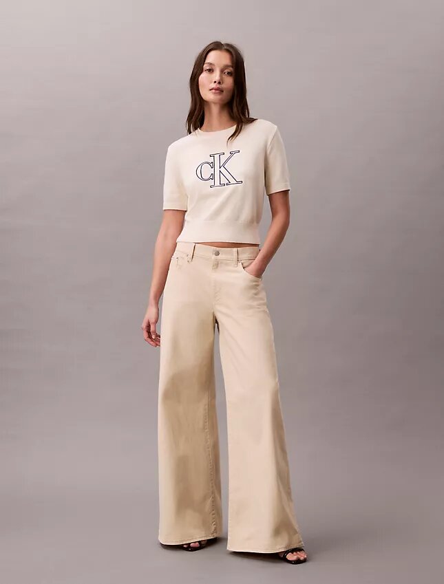 Monogram Cropped Sweater Monogram Cropped Sweater