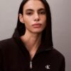 Monogram Fleece Quarter Zip Sweatshirt