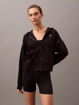 Monogram Fleece Zip Hoodie