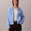 Monogram Fleece Zip Hoodie
