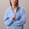 Monogram Fleece Zip Hoodie