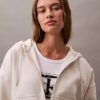 Monogram Fleece Zip Hoodie