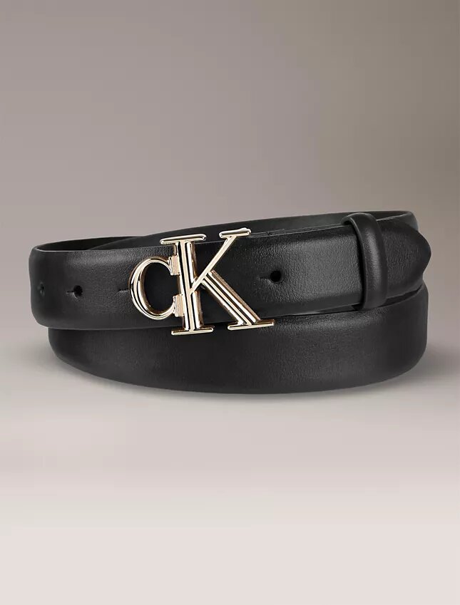 Monogram Logo Plaque Belt Monogram Logo Plaque Belt