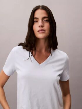 Monogram V-Neck T-Shirt