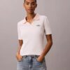 Monologo Stripe Rib Polo T-Shirt
