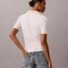 Monologo Stripe Rib Polo T-Shirt