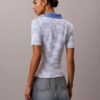 Monologo Stripe Rib Polo T-Shirt