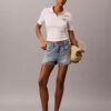 Monologo Stripe Rib Polo T-Shirt