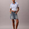 Monologo Stripe Rib Polo T-Shirt