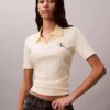 Monologo Stripe Rib Polo T-Shirt