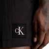 Nylon Drawstring Waist Swim Shorts