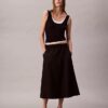 Nylon Midi Pull-On Skirt Nylon Midi Pull-On Skirt