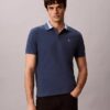 Pique Colorblock Collar Polo Shirt Pique Colorblock Collar Polo Shirt