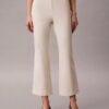 Ponte Cropped Flared Pants