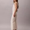 Ponte Cropped Flared Pants