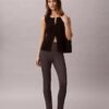 Ponte Print Skinny Fit Pants