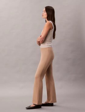 Ponte Slim Flared Pants