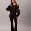 Ponte Slim Flared Pants