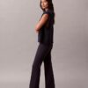 Ponte Slim Flared Pants