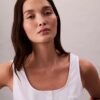 Poplin Button-Down Top
