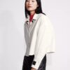 Poplin Woven Cropped Button-Down Shirt