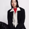 Poplin Woven Cropped Button-Down Shirt