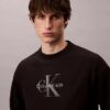 Premium Terry Monogram Logo Relaxed Sweatshirt