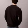 Premium Terry Monogram Logo Relaxed Sweatshirt