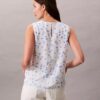 Printed Chiffon Sleeveless Top