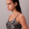 Printed Satin Cami