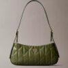 Quilted Emblem Logo Small Shoulder Bag