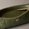 Quilted Emblem Logo Small Shoulder Bag