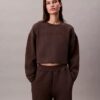 Quilted Fleece Sleep Sweatshirt
