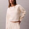 Quilted Fleece Sleep Sweatshirt