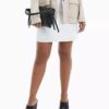 Recycled Crepe Mini Skirt
